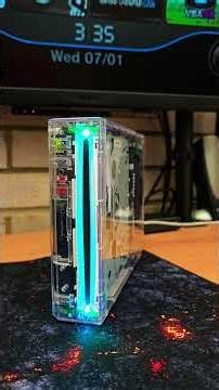 Wii clear case Led mod RGB #wii #wiimod #nintendo #nintendowii