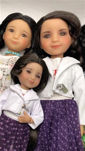 Review of the gorgeous miniature doll Frida Ruby Red ❤️ #knitting_dolls #doll