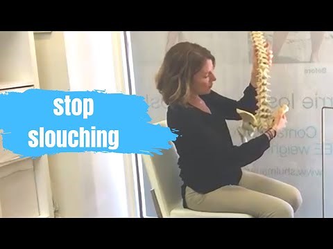 How to stop slouching in your chair - Proper sitting posture made easy