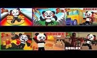 Mix of 6 videos from youtube : Combo Panda plays Roblox Everything
