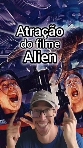 Tinha uma atração do filme Alien na Disney #alien #disney #wdw