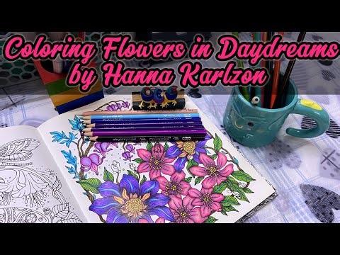 How to Color Beautiful Flowers | Step-by-Step with Colored Pencils | Color Along & Tutorial | Kalour