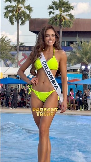 Miss Universe Colombia 2025 Vanessa Pulgarín during Swimsuit Fashion Show