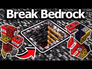 How To Break Bedrock In Minecraft 1.22 | Get To The Nether Roof