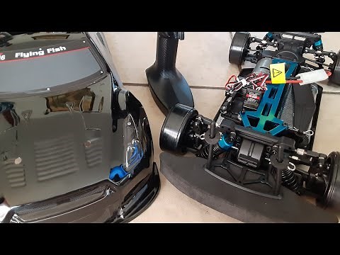 HSP 4WD 1:10 Brushed Drift Car Quick Indoor Test Run