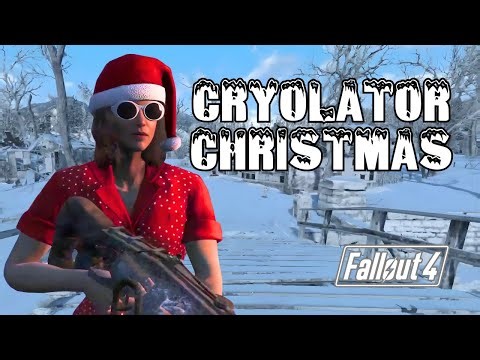 Fallout 4 Winter Survival | The Christmas Cryo Run ❄ Early Cryolator + "Cool" Mods! | Day 2