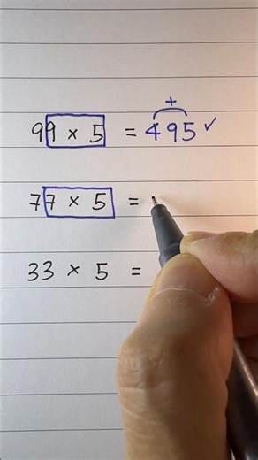 Try this multiplication shortcut⚡️#basicmath #mathtricks #mathtips #adultlearner #mathisfun #maths