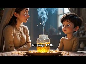 Elijah and the Widow | Bible Story for Kids | 1 Kings 17:7–16 | KidsBibleCorner