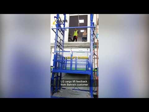 LGlift cargo lift feedback from Bahrain customer
