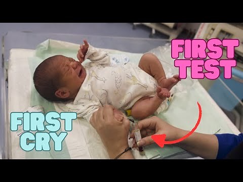 First Cry, First Test – Newborn Baby's First Checkup in NICU Moments After Birth
