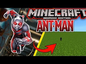 How to Shrink in Minecraft like Ant-Man【Ant-Man Addon】