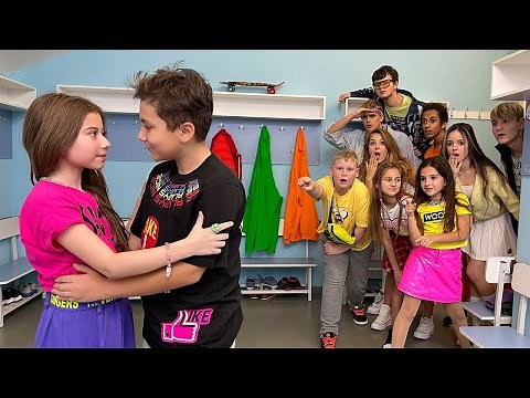 Milana and Kamil GO ON A DATE! ❤️ Love challenge at schoolGerman KiKiDoSeries 24