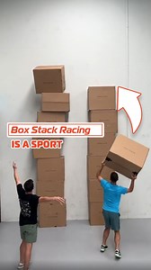 Cardboard Box Stacking Is Now A Sport | How Ridiculous