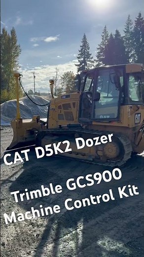 Fresh Trimble GPS Machine Control install on a CAT D5K2 Dozer!