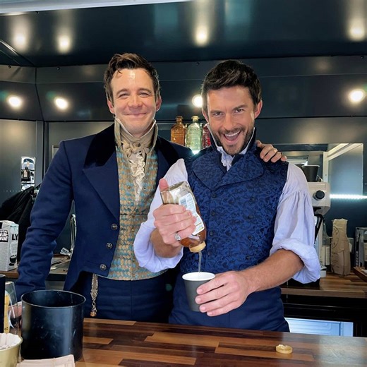 Just Jonny being the cutest chaotic human 😍😂 #jonathanbailey #bridgerton