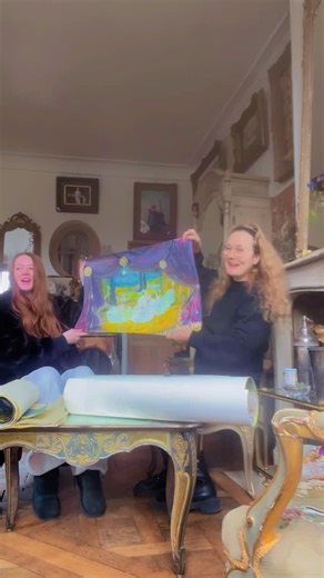 salondutemple on Instagram: "Iris Brosch selecting artworks together with Rachelle Cunning ✨ Rachelle Cunningham is an Irish artist working across different media. Here you can see some of her beautiful watercolor pieces. Le Salon du Temple is a sanctuary for female energy — a space where artists are invited to express their vision freely and fearlessly. We believe art and culture are powerful forces to transform the world into a more conscious, humane, and beautiful place. #IrisBrosch #rachelle