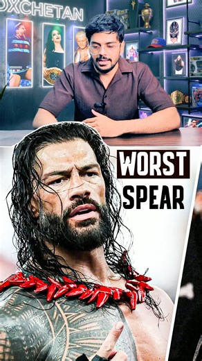 Chetan Sharma  on Instagram: "Roman Reigns Should Retire Spear in WWE . . . #WWE #Wrestling #RomanReigns #JeyUso #Goldberg #WWEEdits #WrestlingEdits #Youtube #YoutubeIndia #3dxchetan"