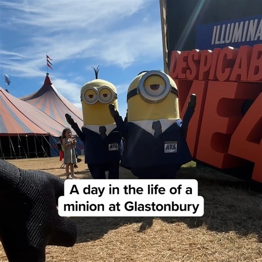 19K views · 243 reactions | The minions danced the weekend away at Glastonbury 睊 | Despicable Me | Facebook