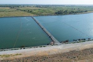 DWR Completes Installation of Emergency Salinity Drought Barrier