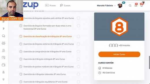 Matemática 8º ano 2025 | Videoaulas, Exercícios e PDFs 100% online