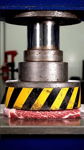 Ultimate Hydraulic Press Crush: Premium Wagyu Beef in Ultra Slow Motion
