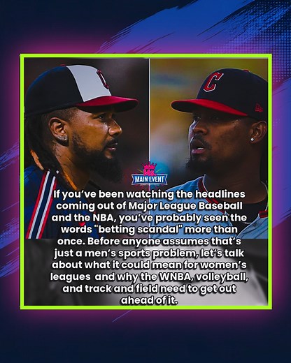 Cheating headlines are hitting men’s leagues hard. But this isn’t just their problem. Track and field, the WNBA, and volleyball can lead the way by building transparency and trust now. Integrity is how women’s sports win. Full story on Ms. Main Event: https://open.substack.com/pub/msmaineventpod/p/when-cheating-in-mens-sports-threatens?r=6p1ttm&utm_campaign=post&utm_medium=web&showWelcomeOnShare=true | Ms. Main Event