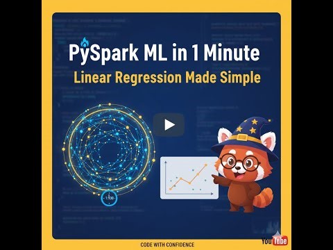 PySpark ML in 1 Minute: Linear Regression Made Simple