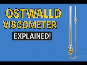 Ostwald Viscometer Explained 🔍 | Diagram, Principle & Equation | Physical Pharmaceutics