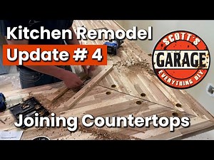 These Tricks Make Joining Mitered Butcherblock Countertops EASY!