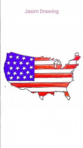USA Map Drawing Tutorial From Dots