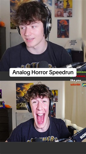 Guys…. I’m kinda scared…. #mewze #analoghorror #backrooms #speedrun #funny