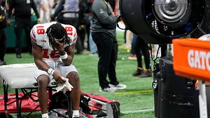 Marvin Harrison Jr. in concussion protocol after leaving Ohio State's loss to Georgia