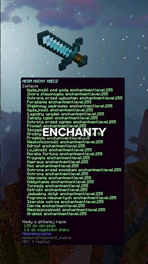 🗡 NAJMOCNIEJSZY MIECZ w MINECRAFT #shorts
