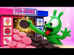 🍪 Pea Pea Tries the BLACKPINK Oreo Vending Machine! - Pea Pea Cartoon