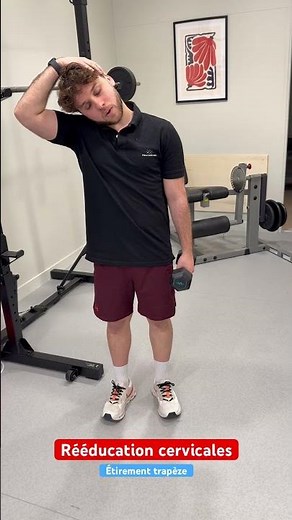 Étirement des trapèzes pour soulager vos douleurs cervicales 👌
