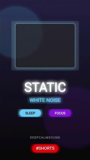 White Noise TV Static - Sleep Sounds & Study Aid