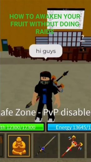 HOW TO AWAKEN YOUR FRUIT WITHOUT DOING RAIDS #bloxfurit #roblox