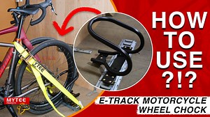 Watch How To Use And Install E-Track Motorcycle Wheel Chock on Amazon Live