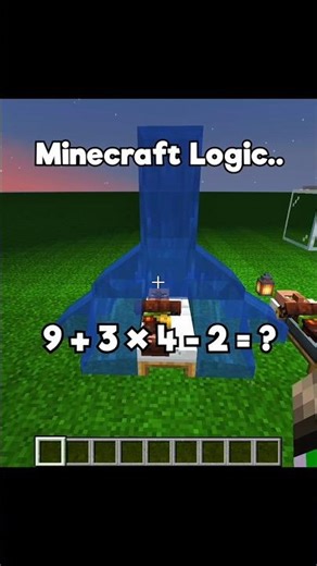 Minecraft Villager Logic..👾☠️#minecraft #shorts