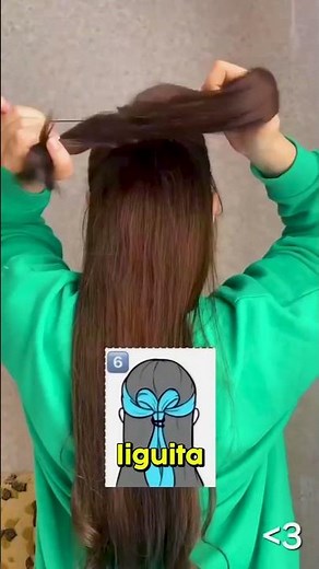 Learn how to make this super easy bun with your hair! 🎀✨