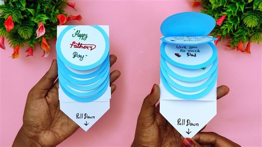 10K views · 62 reactions | DIY special message card for fathers day - Father's day crafts - Handmade paper gift card #Crafts #FathersDayCrafts #Giftcard | DIY And Paper Crafts | Facebook