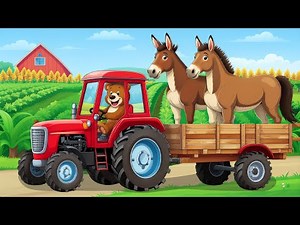 Taking Care of and Transporting Donkeys at the Farm | Bear Farm Life