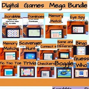 Virtual Games for Distance Learning Mega Bundle - End Of Year Summer School Fun