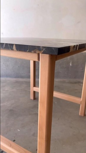 Making a Table with Wood Joints and Granite #woodworking