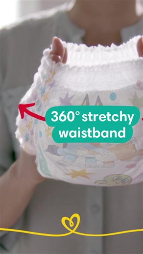 When your baby starts to crawl, try Pampers Easy Ups. Thanks to their 360° fit, they are easy to put on and easy to take off. Have you already tried them? | Pampers Latam