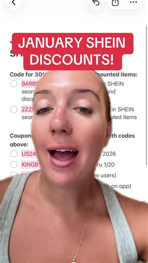 Your guide to some of the best January SHEIN coupon codes🥰 happy shopping on SHEIN!! #sheinbigsale #sheinhaul #shein #sheingoodfinds #sheinhaul