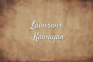 Lawiswis Kawayan Lyrics | Gabay