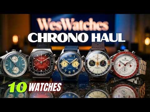 Chronograph Haul - 10 Affordable Luxury Homages