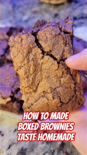 How to Make Boxed Brownie Mix Taste Homemade