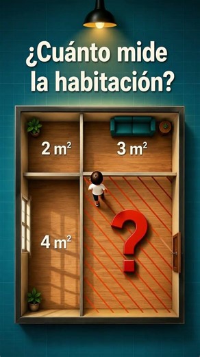 ROMPECABEZAS ¿Cuánto mide la habitación? #rompecabezas